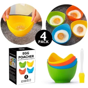 egg poachers silicone cups 2