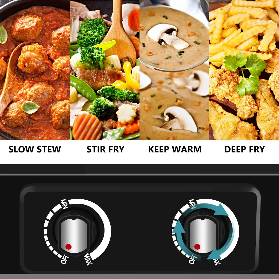 electric double hot plate 4