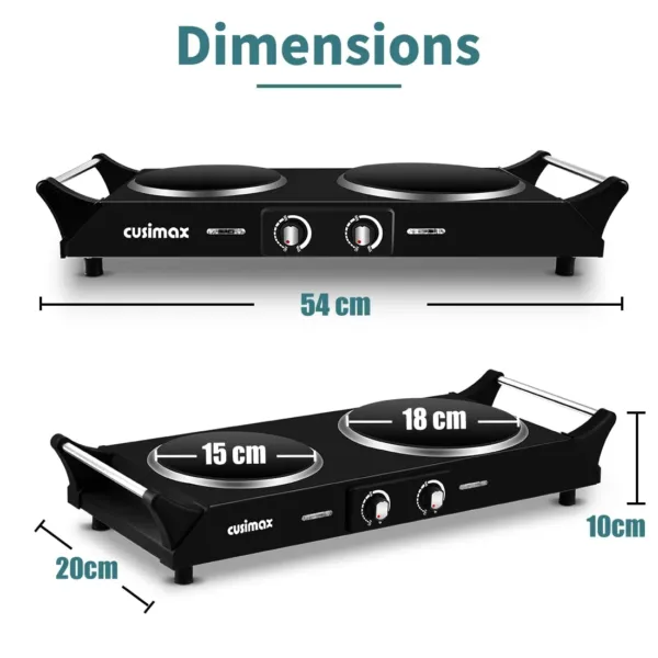 electric double hot plate 7