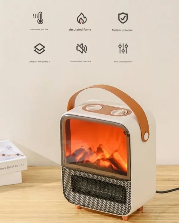 electric fireplace heater mini 2
