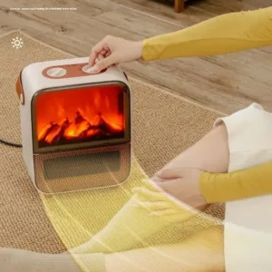 electric fireplace heater mini 4