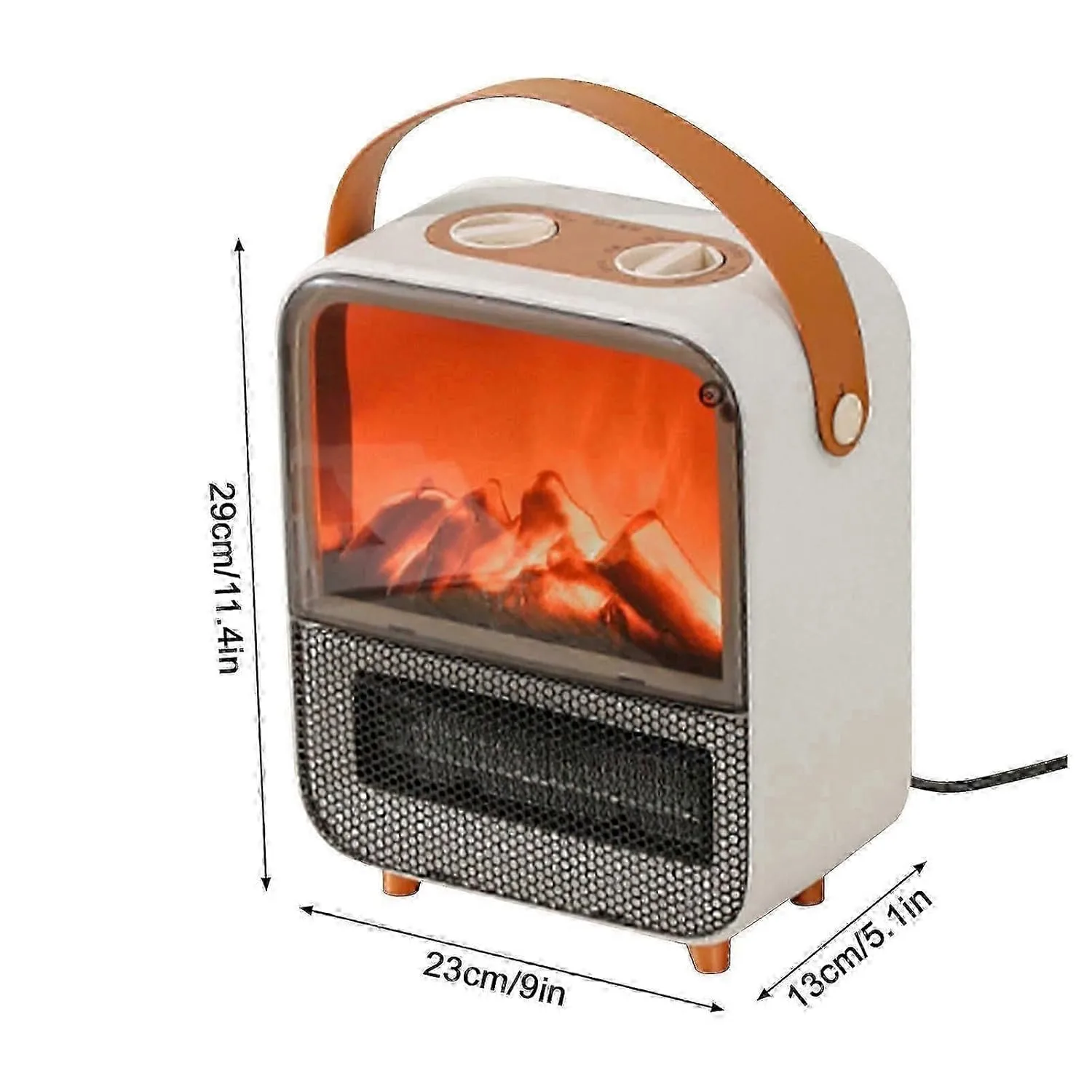 electric fireplace heater mini 6