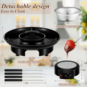 electric fondue pot kit 2