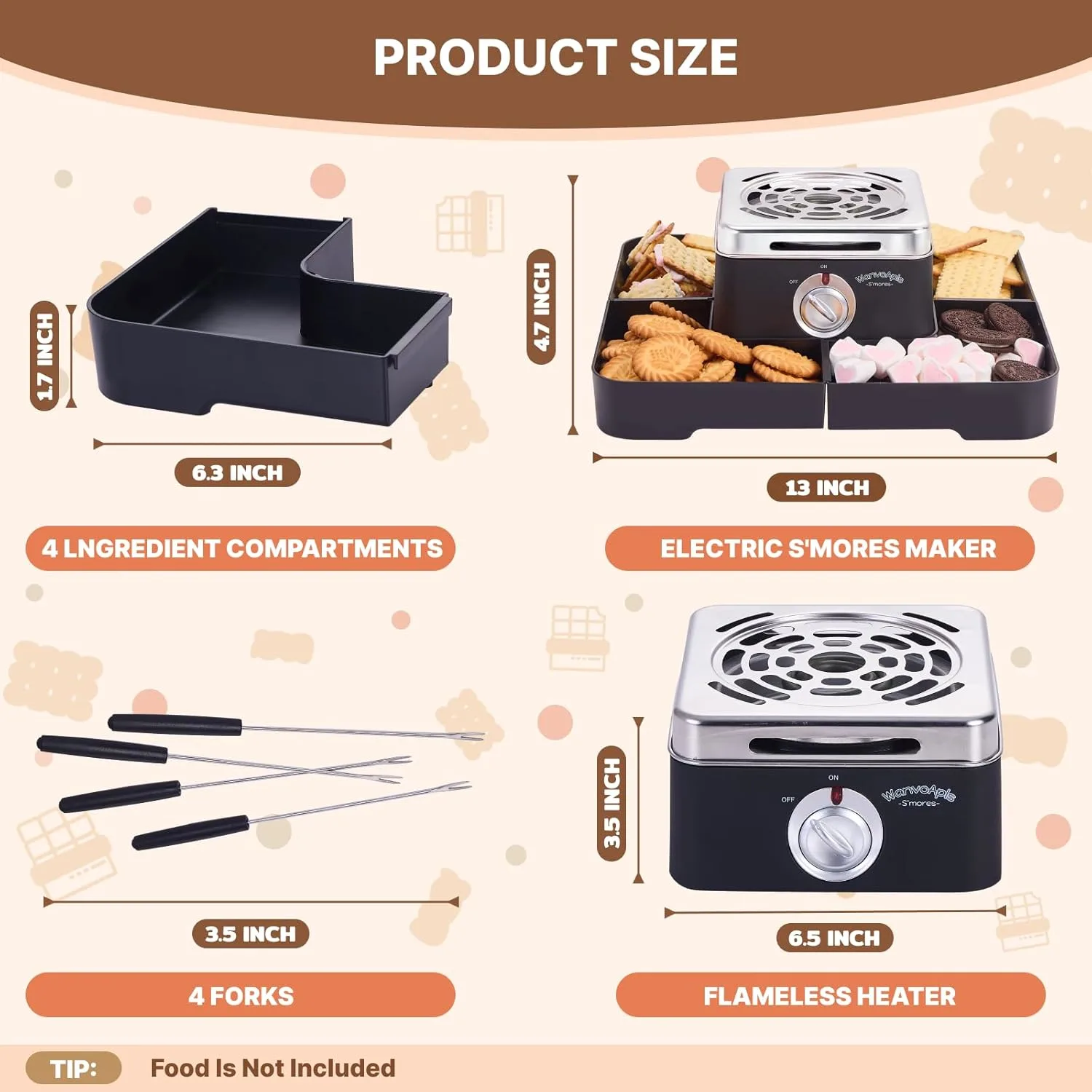 electric smores maker kit 2