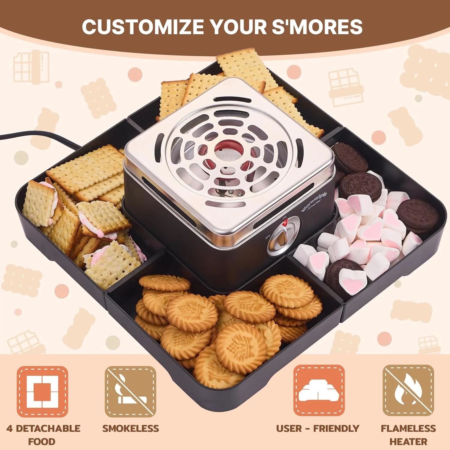 electric smores maker kit 3