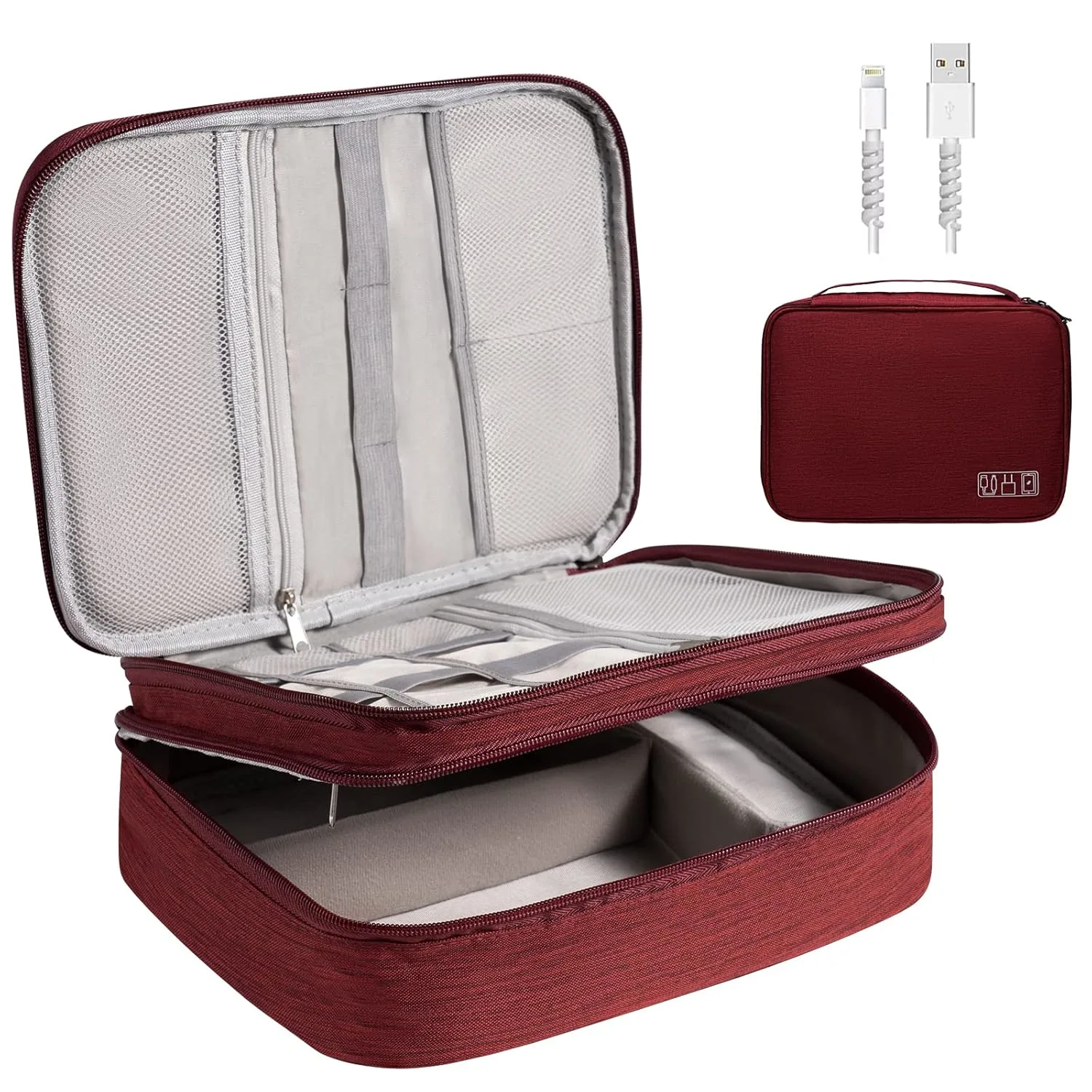 electronics organizer bag travel 1