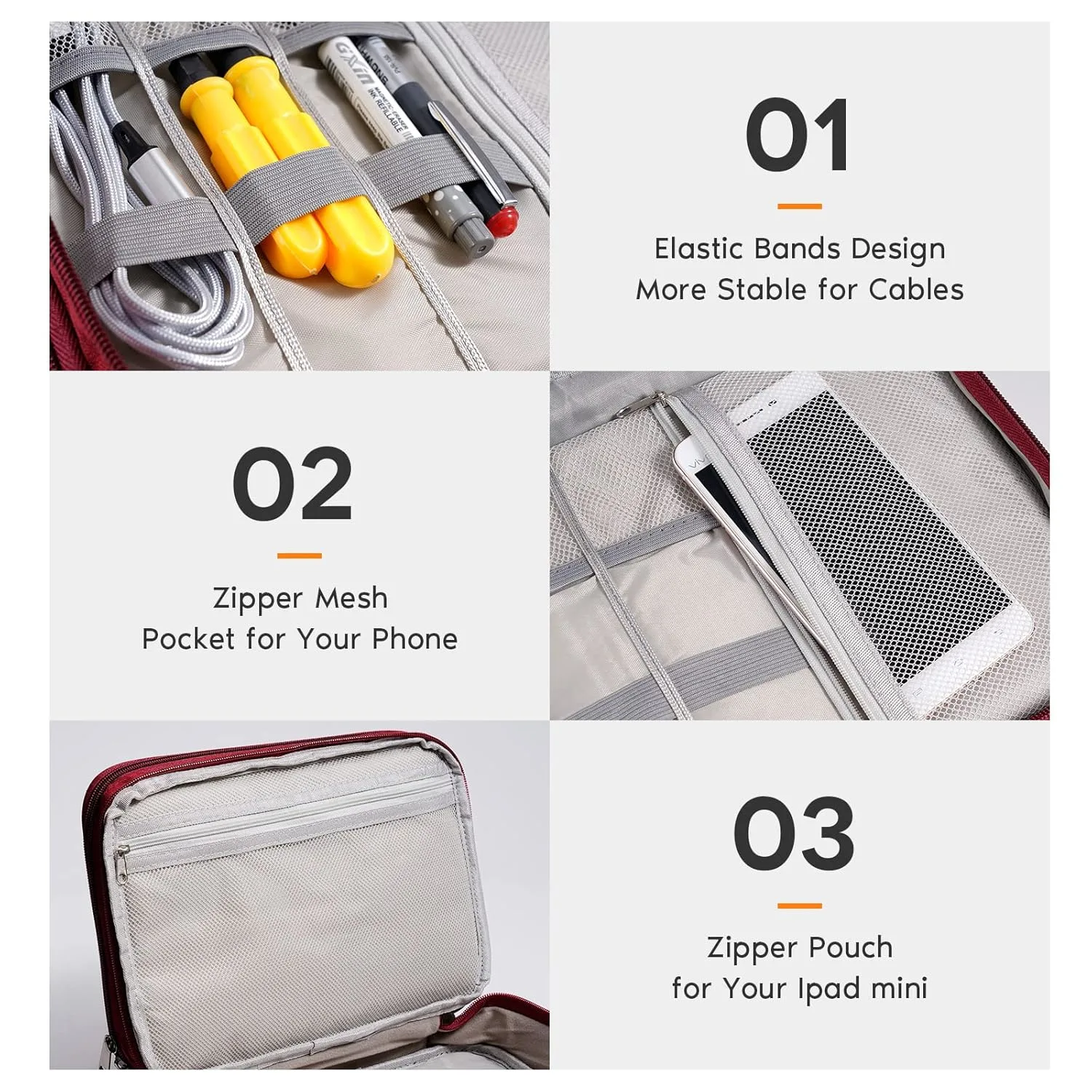 electronics organizer bag travel 4