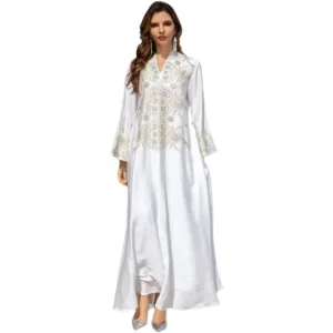 embroidered abaya dress 1