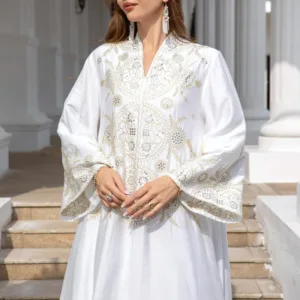 embroidered abaya dress 2