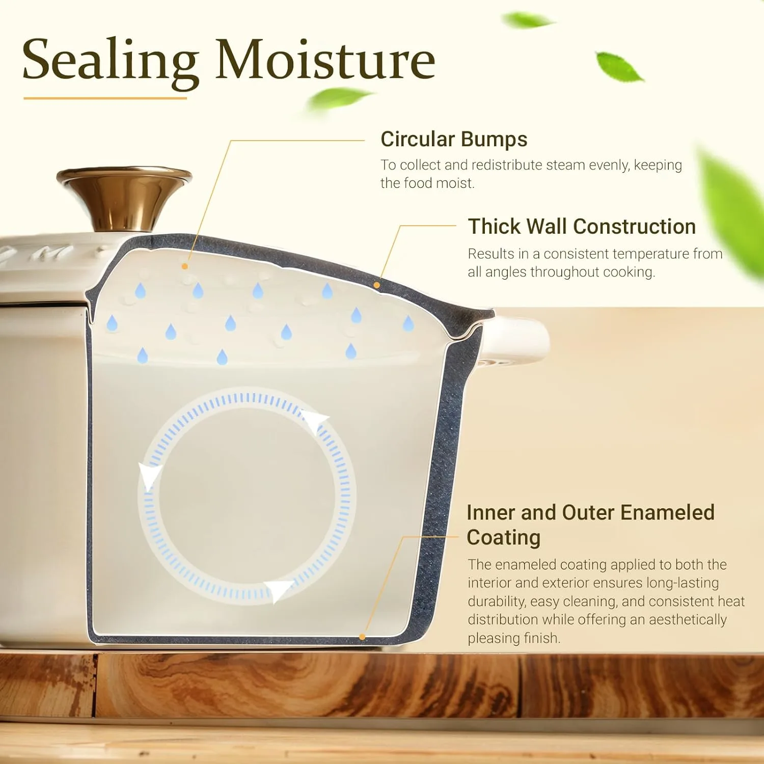 enamel cast iron casserole 3