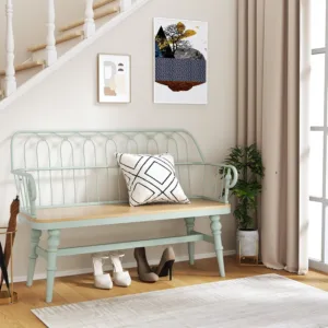 entryway bench farmhouse 1