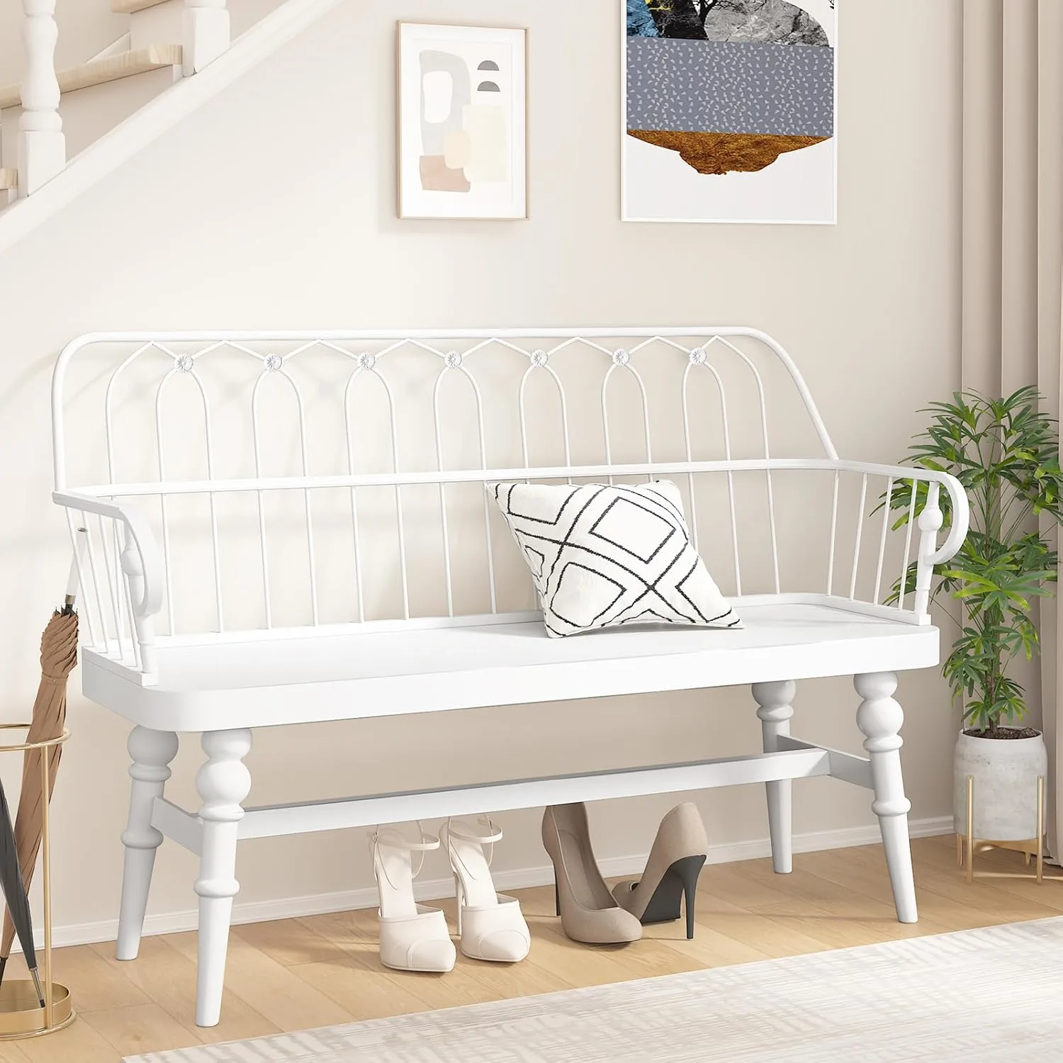 entryway bench farmhouse 7