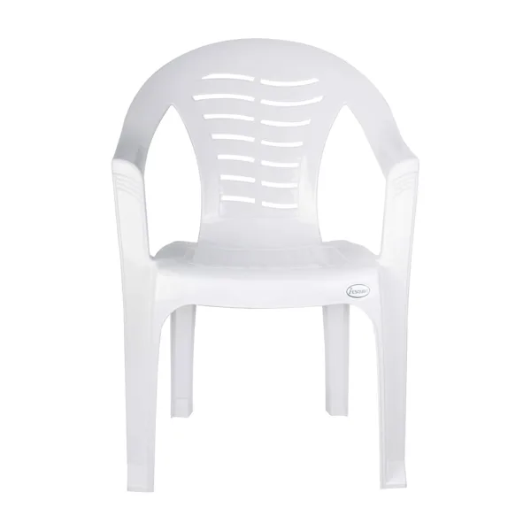 esqube white plastic armchair 4