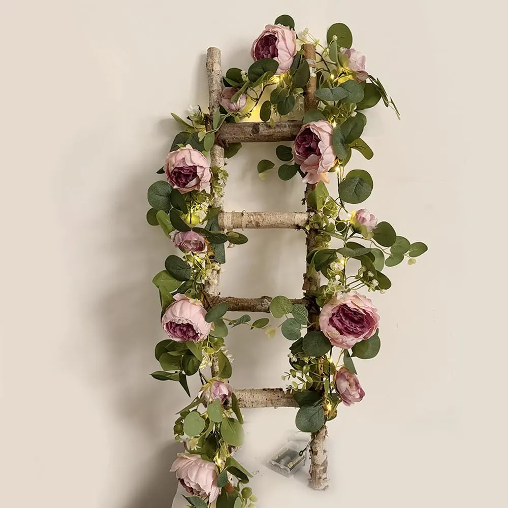 eucalyptus rose garland 1