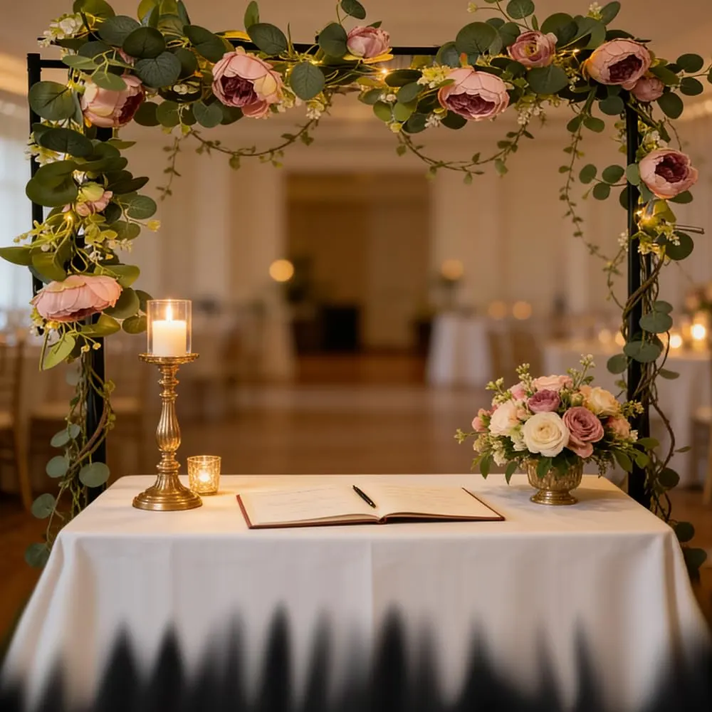 eucalyptus rose garland 3