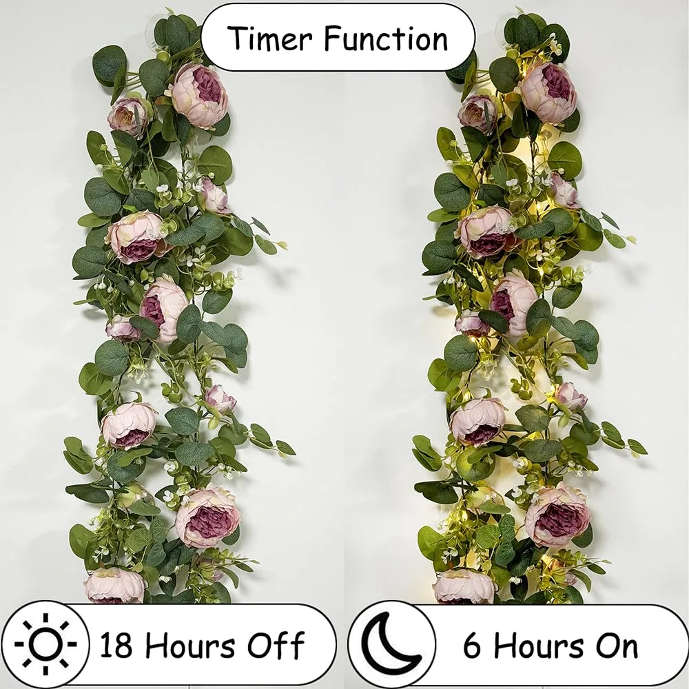 eucalyptus rose garland 4