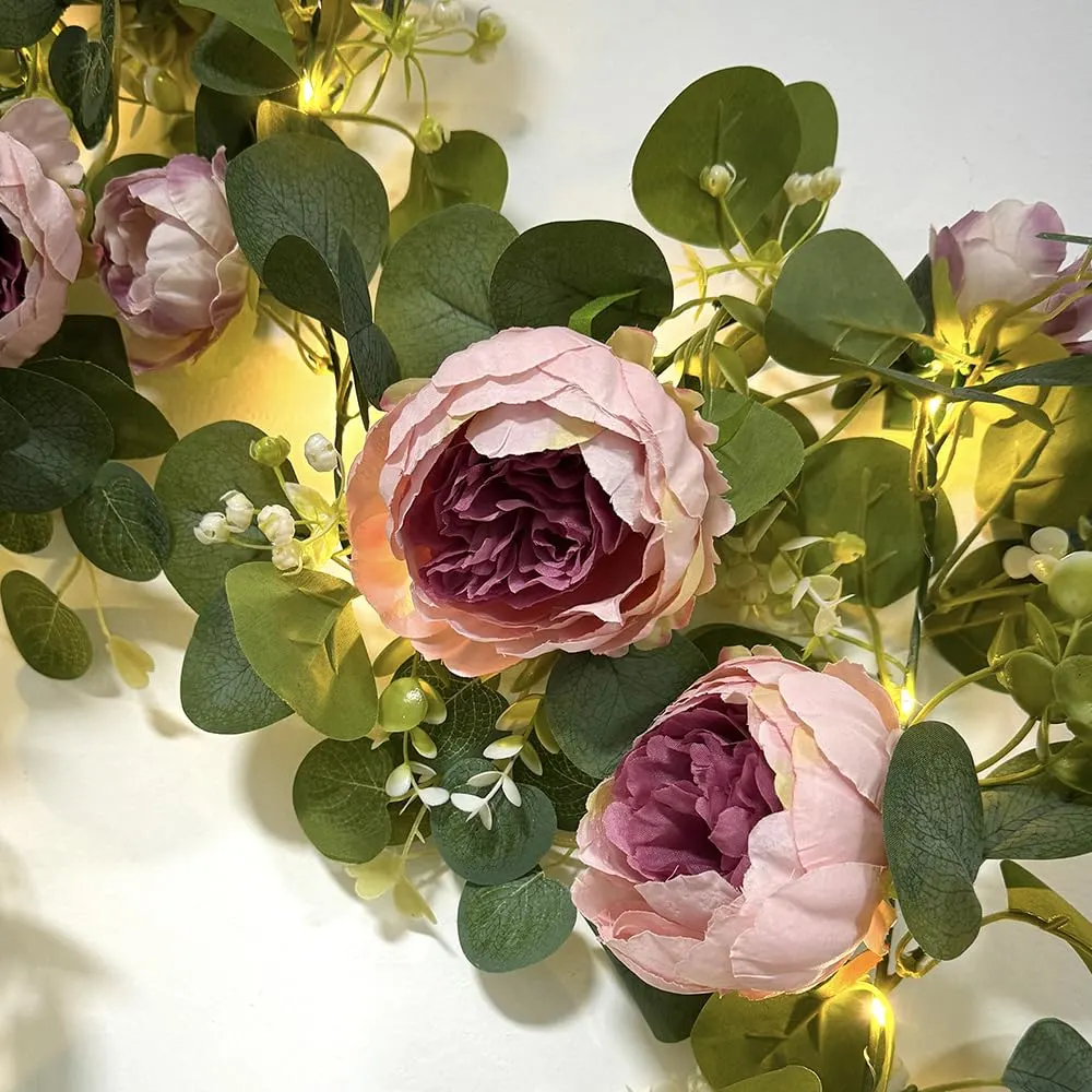 eucalyptus rose garland 5