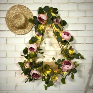 eucalyptus rose garland 6