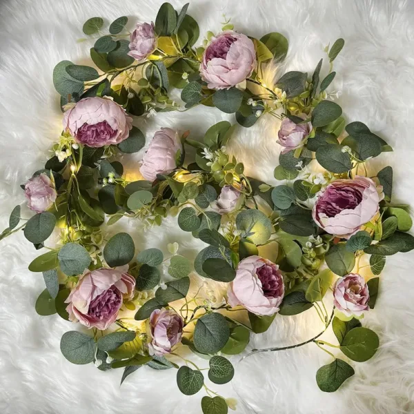 eucalyptus rose garland 7