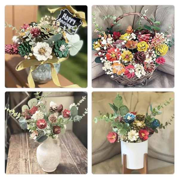 eucalyptus stems artificial 3