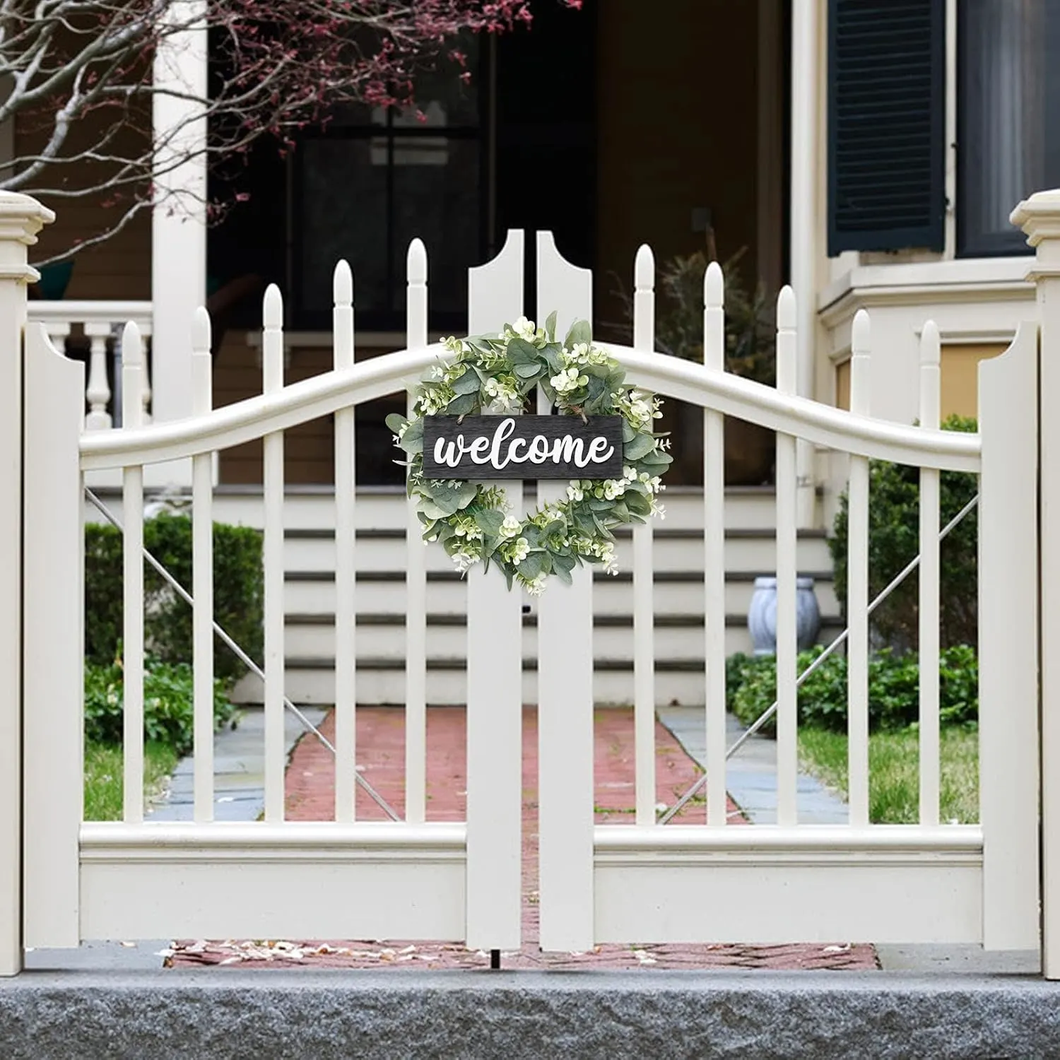 eucalyptus wreath welcome 2