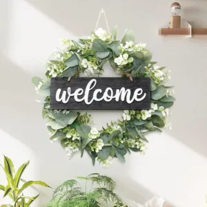 eucalyptus wreath welcome 6