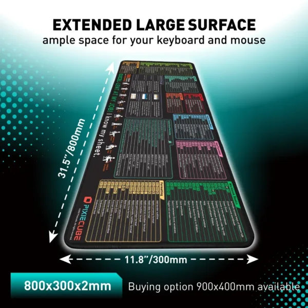 excel shortcut mouse pad 2