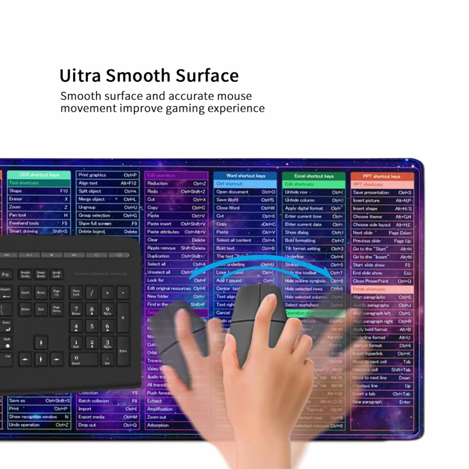 excel shortcut mouse pad 3