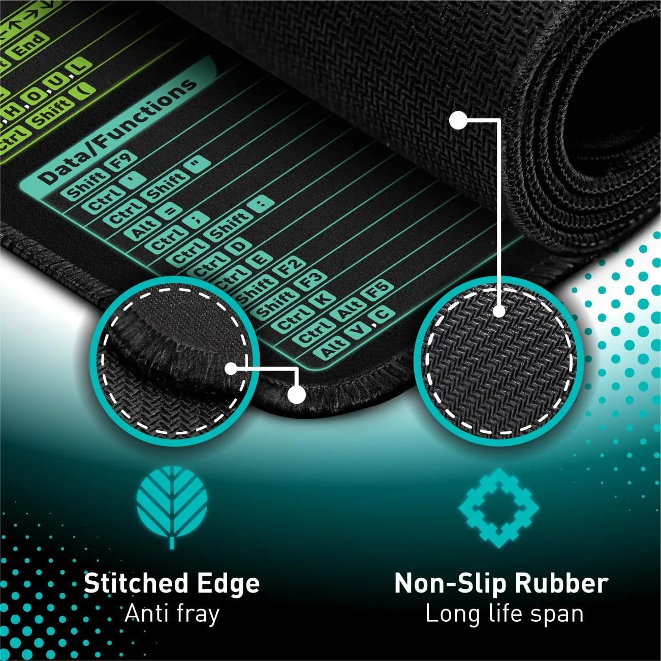 excel shortcut mouse pad 5