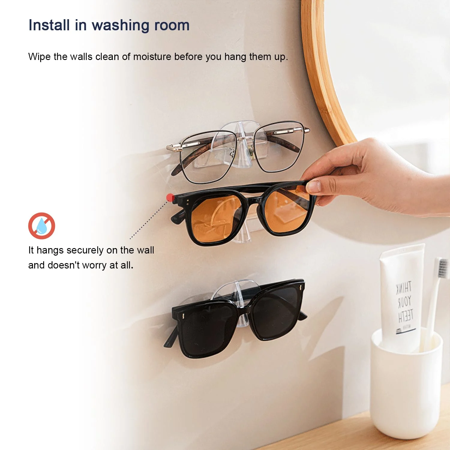eyeglasses holder wall 4