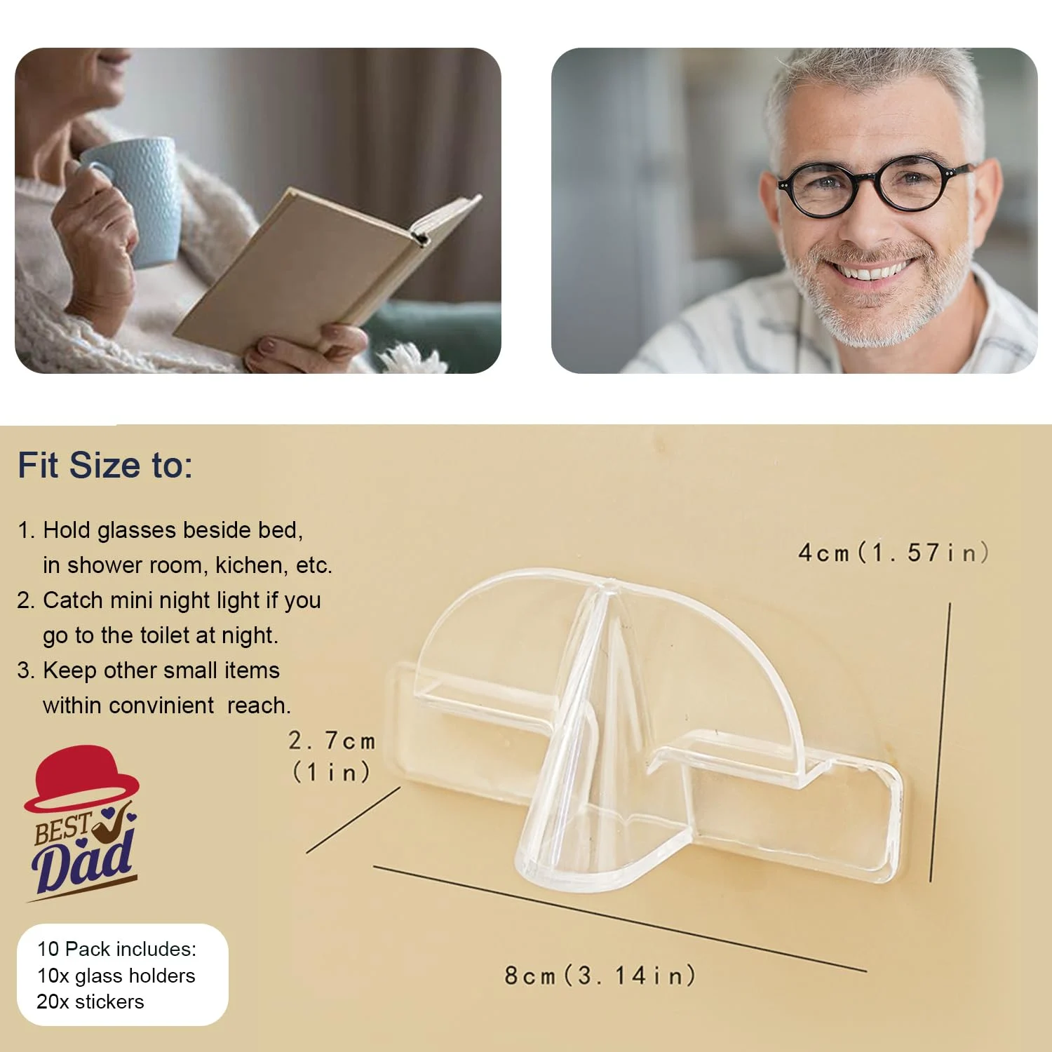 eyeglasses holder wall 6