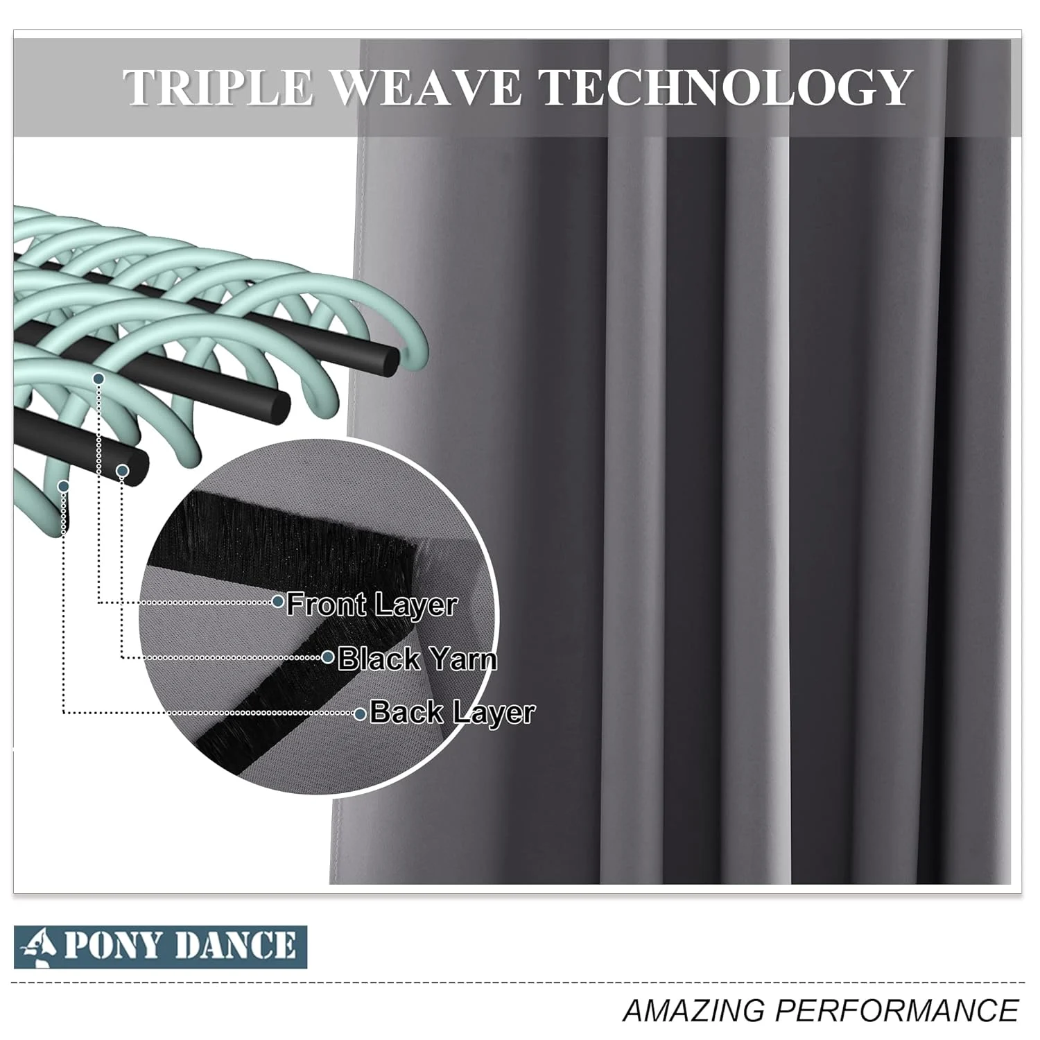 eyelet blackout curtains grey 5