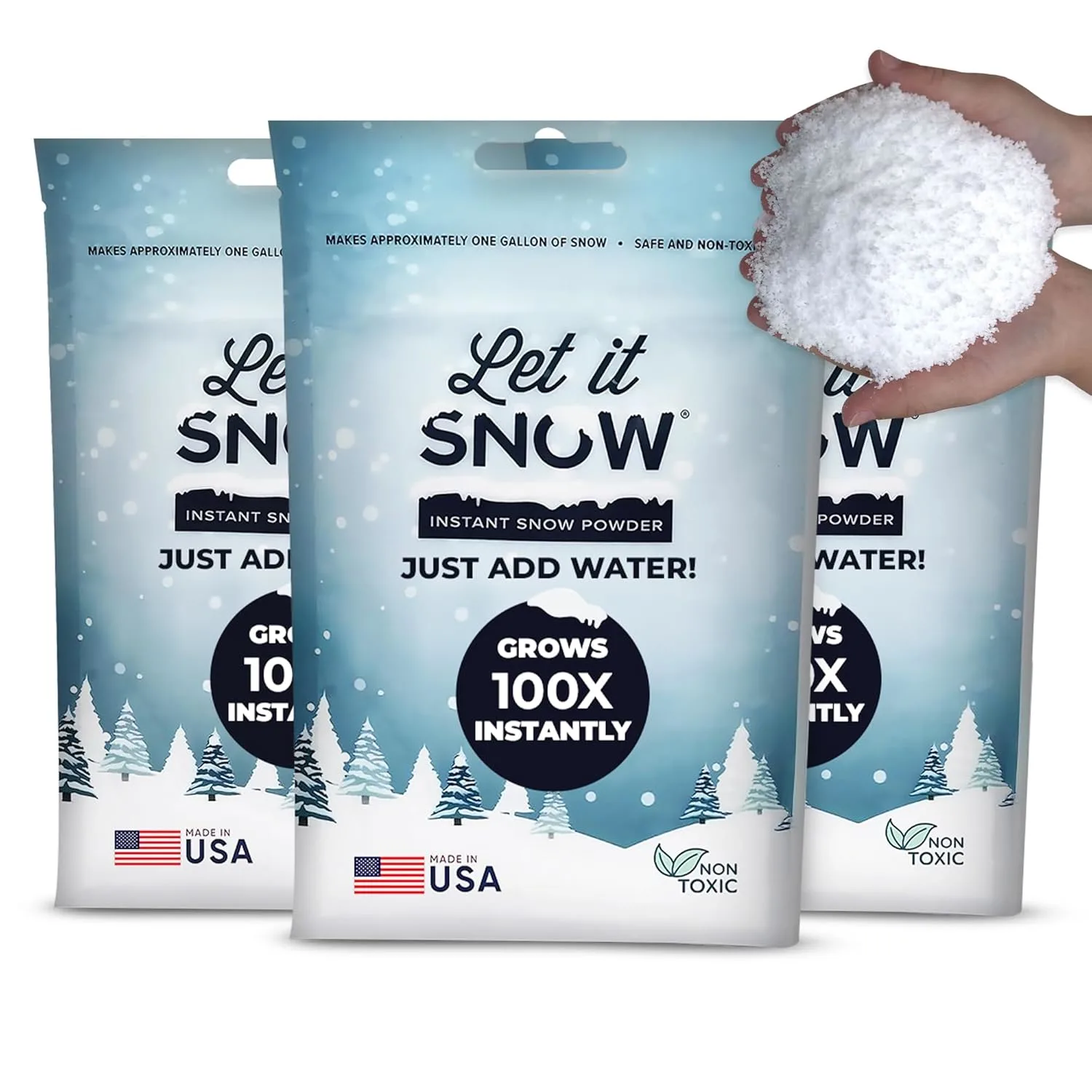 fake snow kids 5