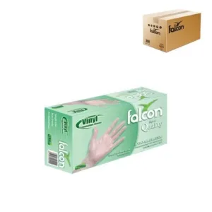 falcon vinyl gloves clear 2