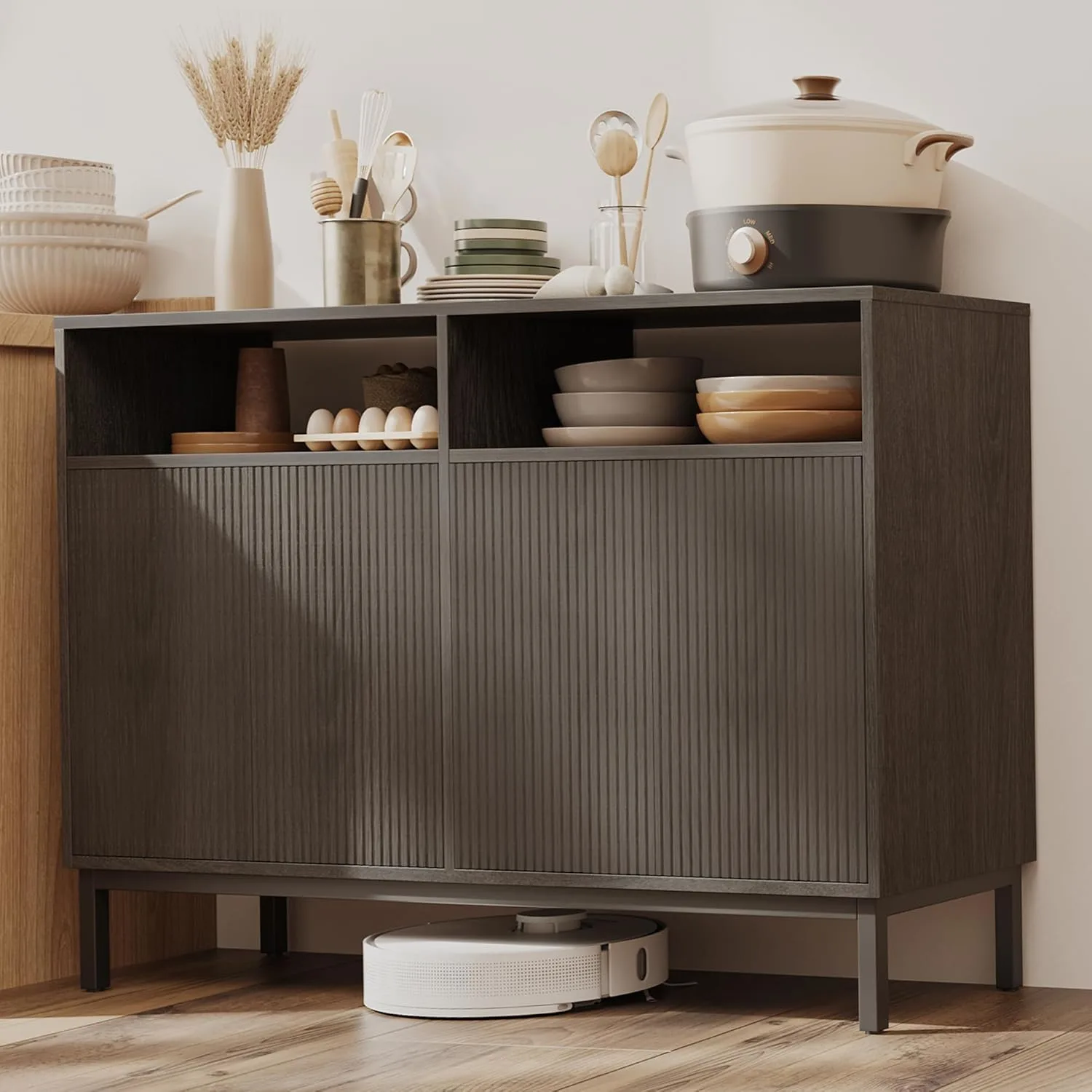 farmhouse buffet sideboard cabinet 1