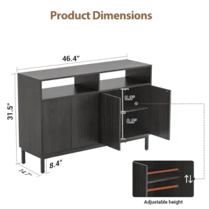 farmhouse buffet sideboard cabinet 2