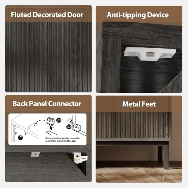 farmhouse buffet sideboard cabinet 3