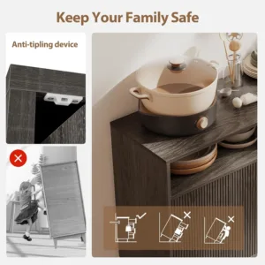 farmhouse buffet sideboard cabinet 5