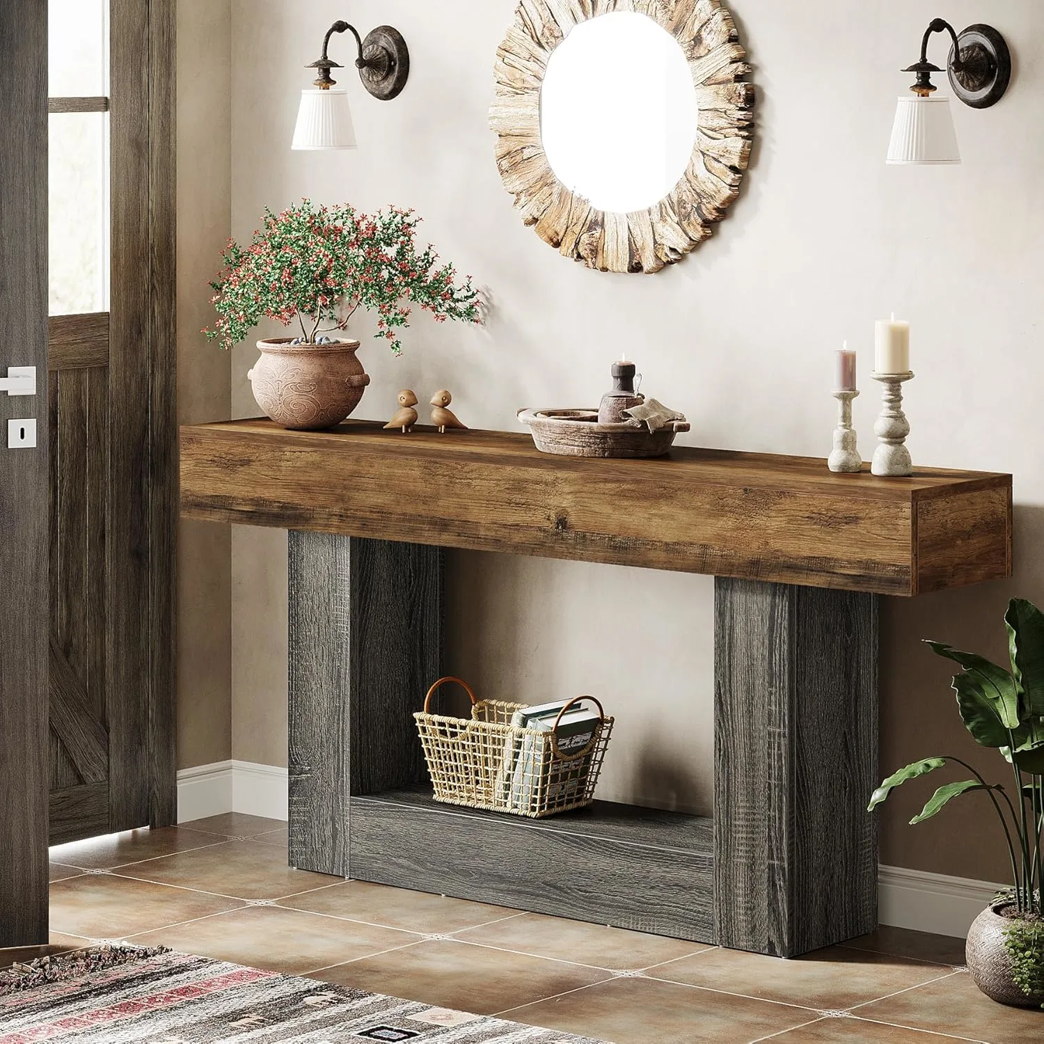 farmhouse console table 3