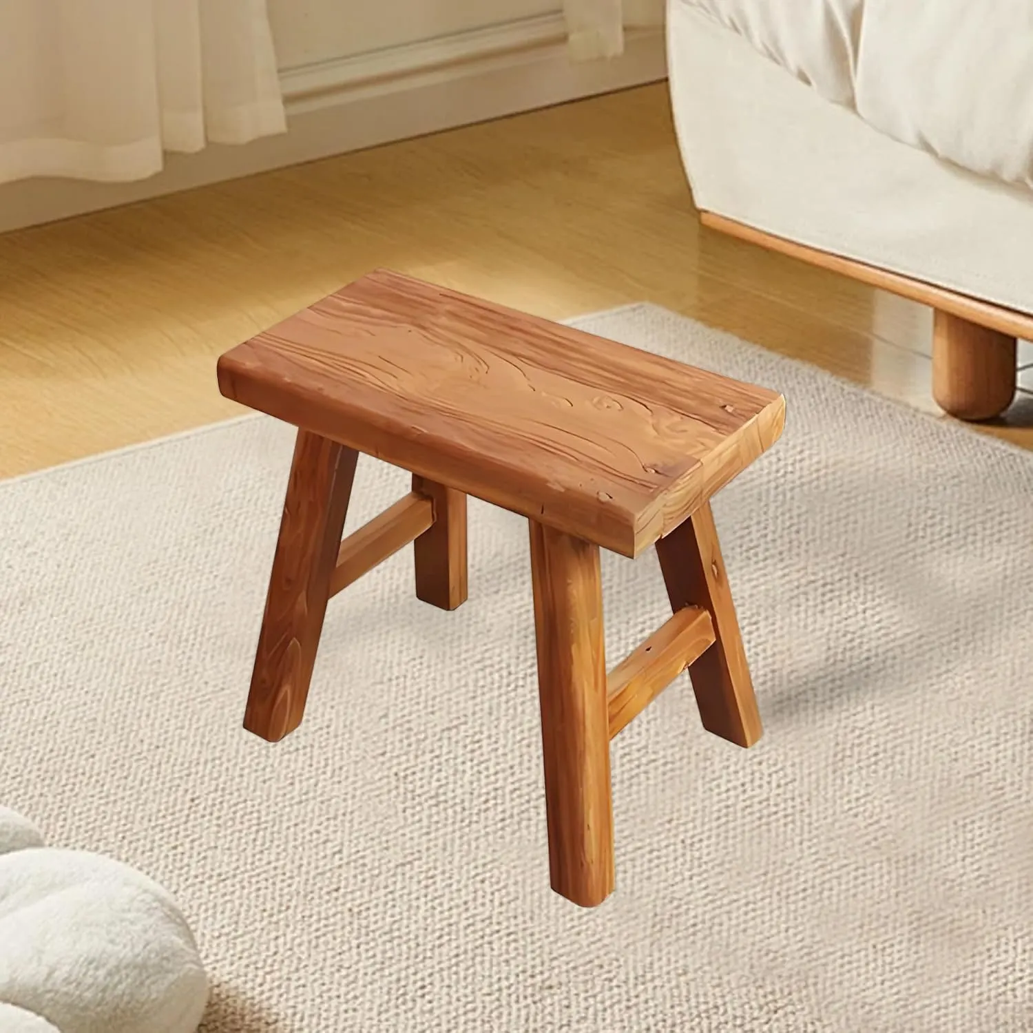 farmhouse wood bench 1