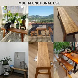 farmhouse wood bench 3