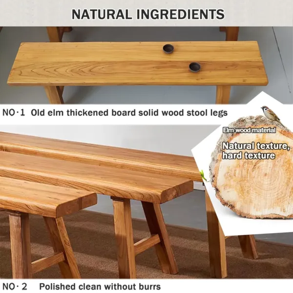 farmhouse wood bench 4