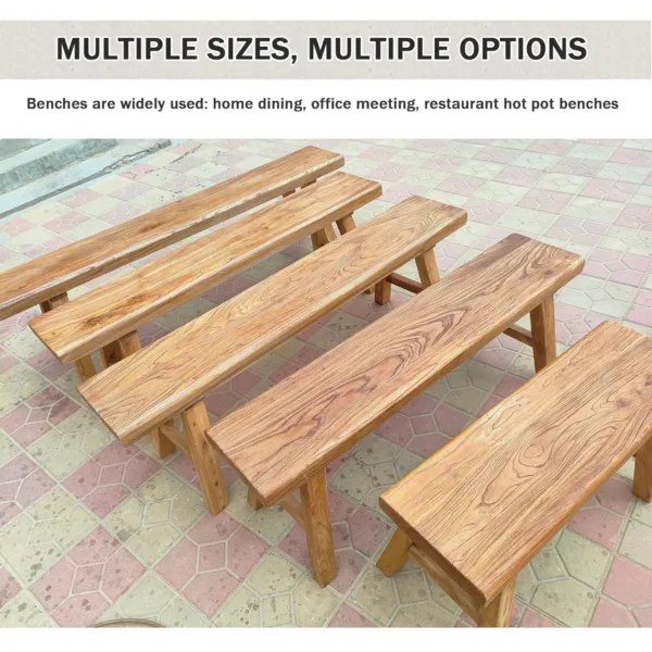 farmhouse wood bench 6