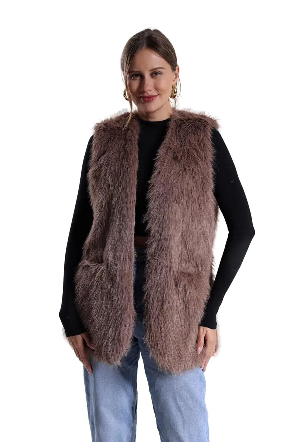 faux fur vest women 5