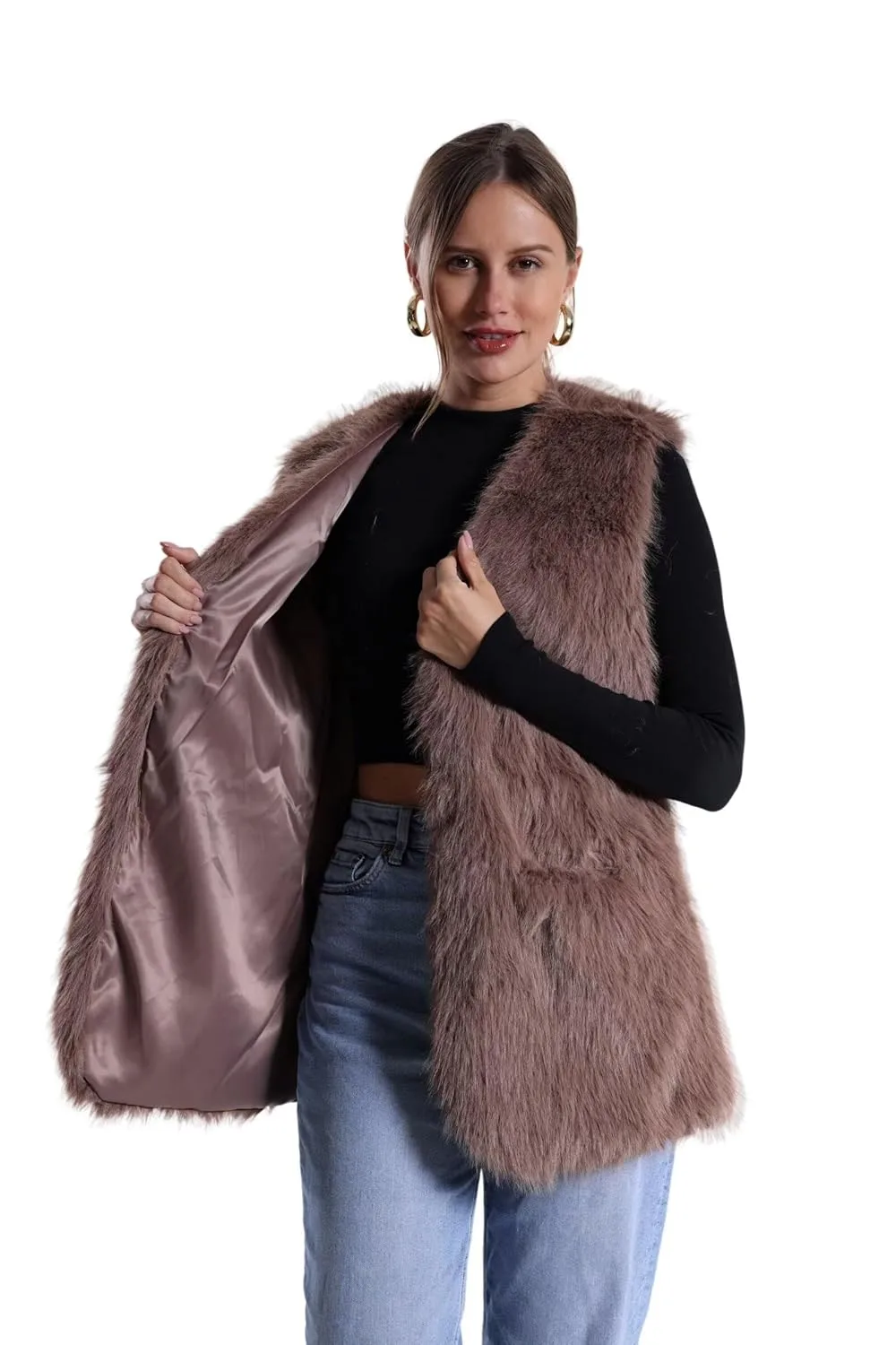 faux fur vest women 6