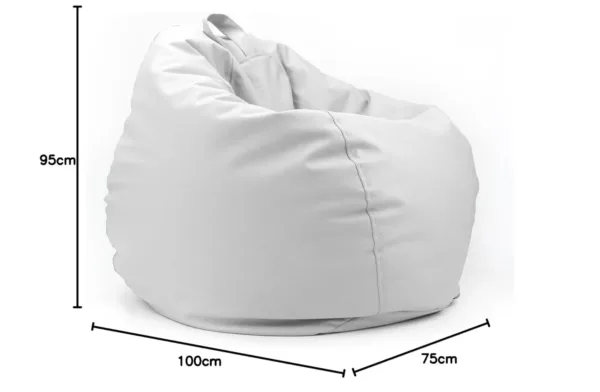 faux leather bean bag 2