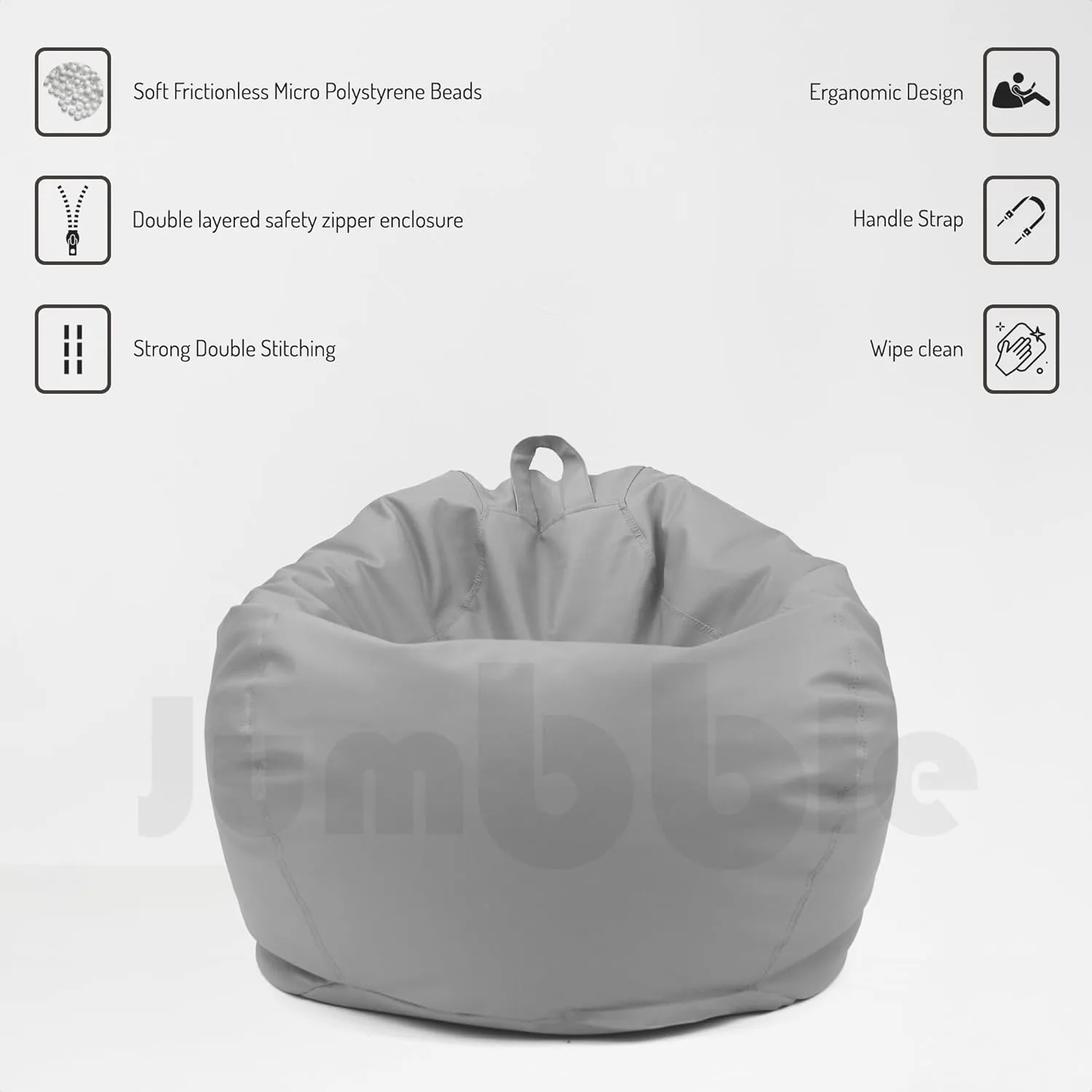 faux leather bean bag 6