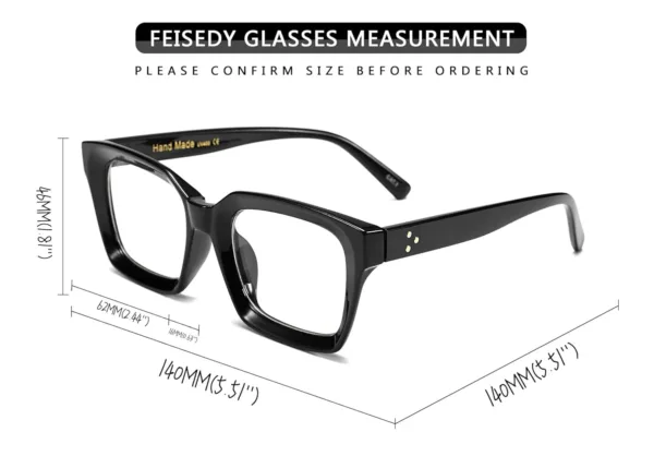 feisedy glasses clear lens 4