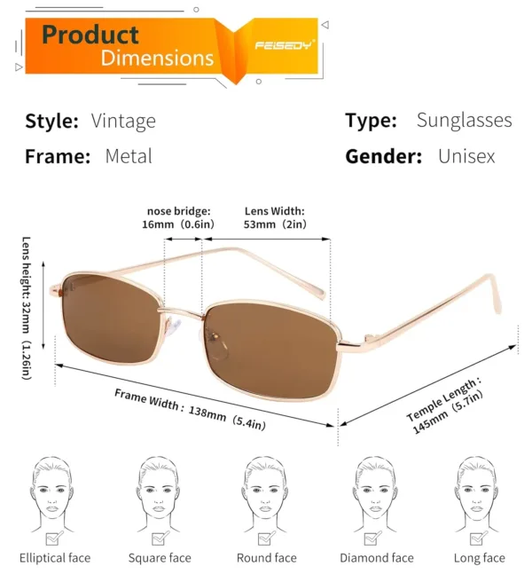 feisedy rectangle sunglasses 5