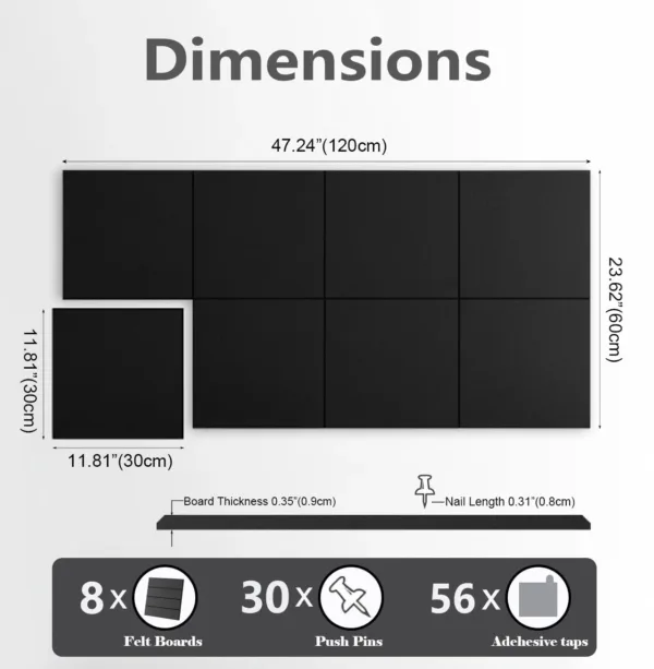 felt bulletin board tiles 2